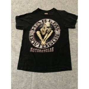 VTG 2012 Harley Davidson Men's Small Black Tee~Lacrosse Area HD~Onalaska, WI